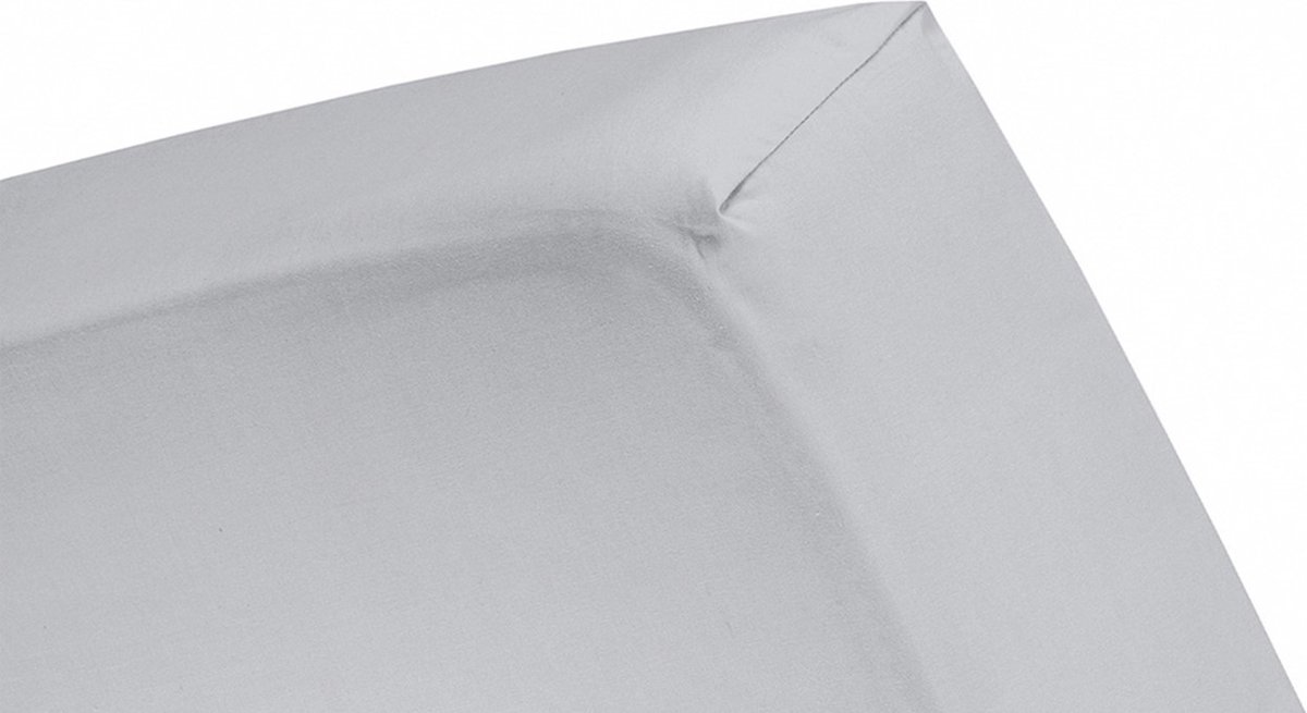 Cinderella Basic Hoeslaken Light Grey-90 X 220 Cm - Grijs