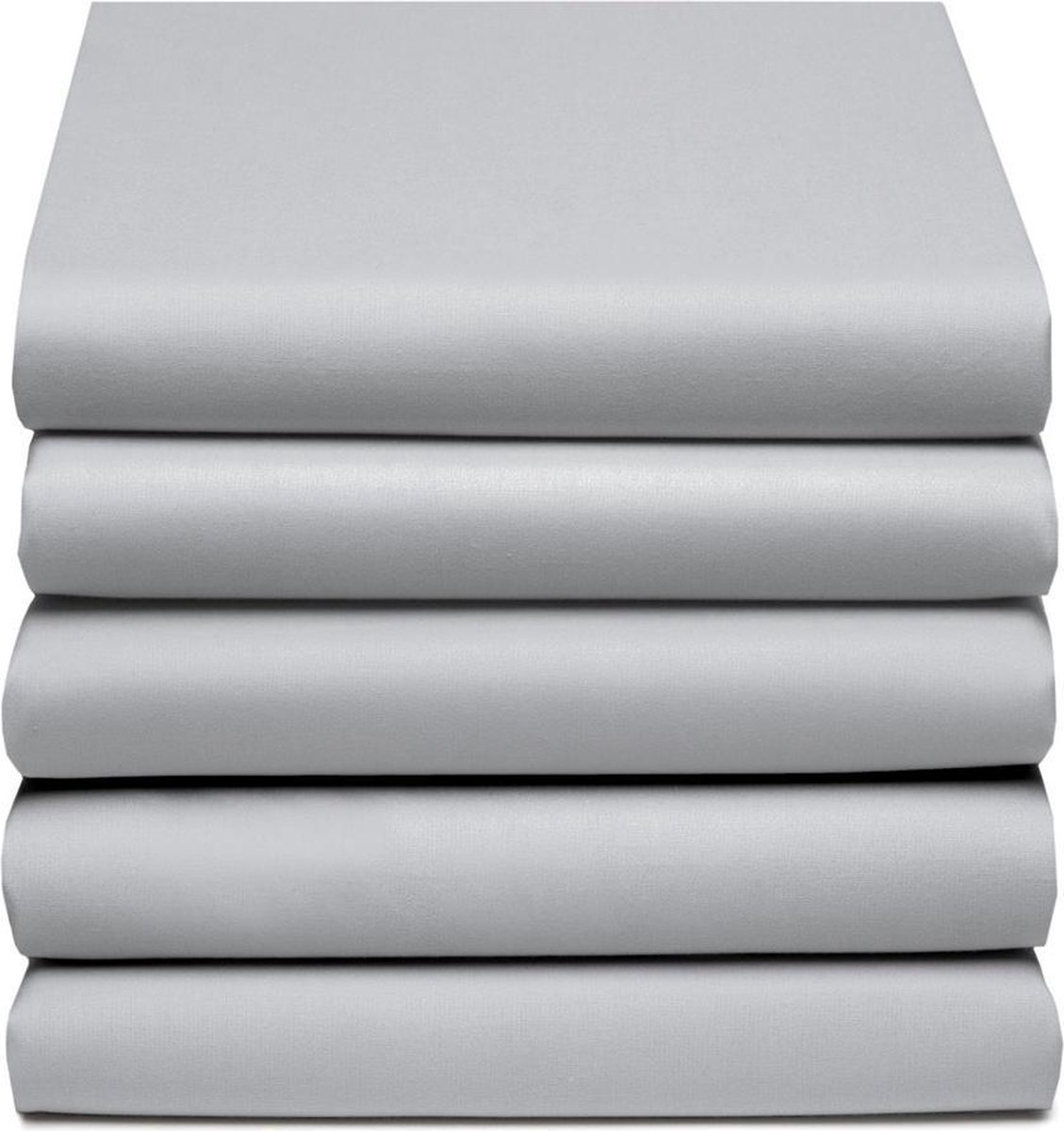 Cinderella Basic Hoeslaken Light Grey-90 X 220 Cm - Grijs