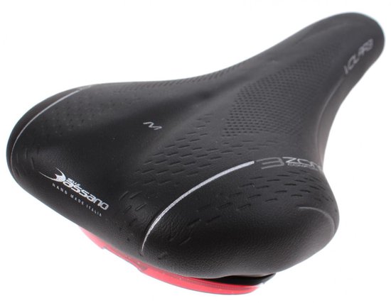 Selle Bassano Zadel Volare Met Achterlicht Heren - Zwart