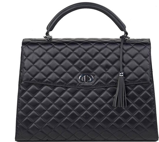 Socha Businessbag Audrey Diamond 13.3" Black - Zwart