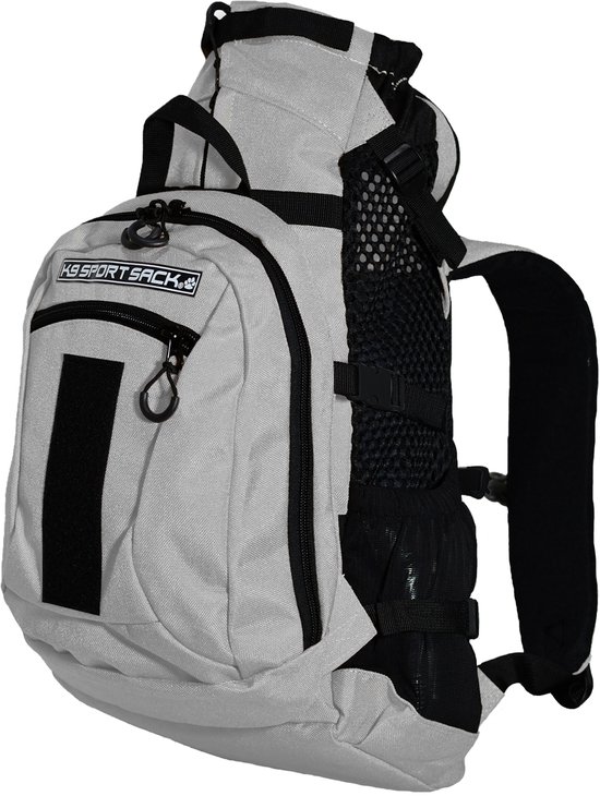 K9 Sport Sack Hondenrugzak Plus Grijs 2 - Zwart