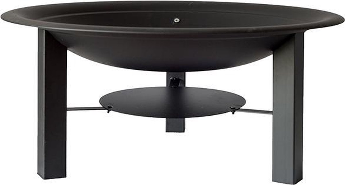 2L Home & Garden 2l Home En Garden Vuurschaal Moderna Ø75x33 Cm - Zwart