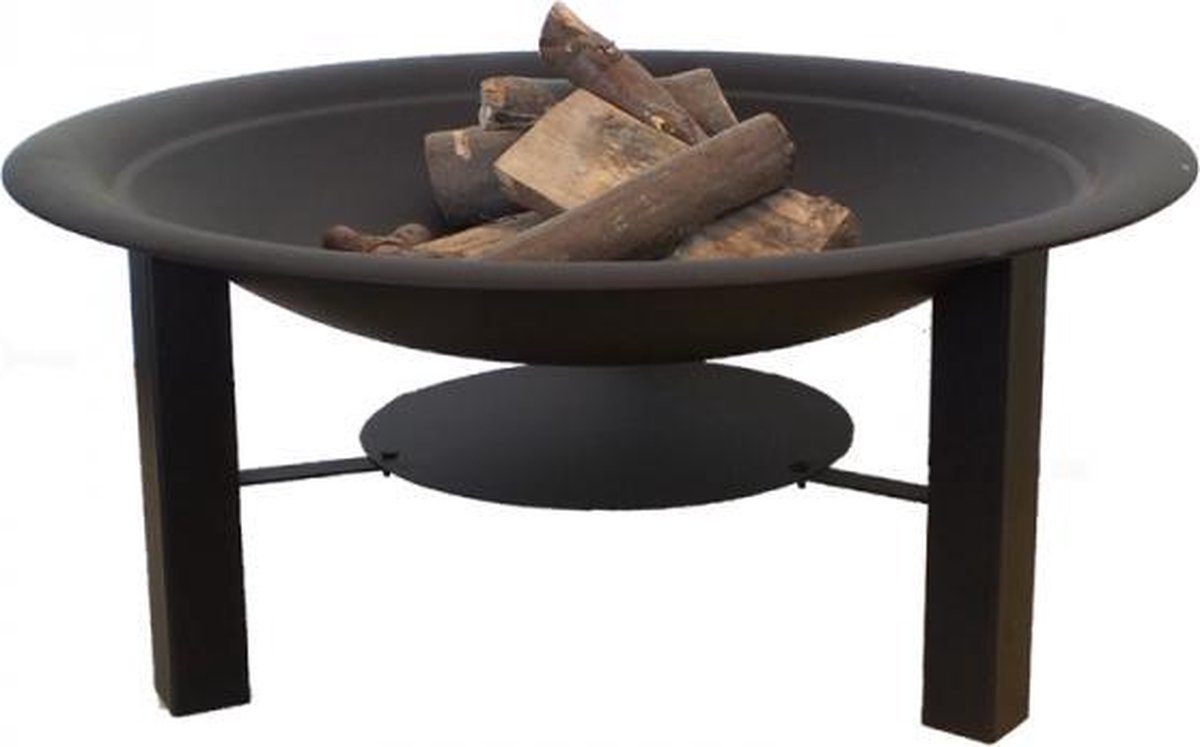 2L Home & Garden 2l Home En Garden Vuurschaal Moderna Ø75x33 Cm - Zwart