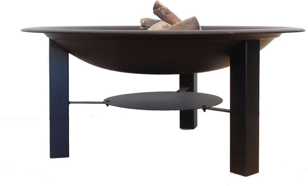 2L Home & Garden 2l Home En Garden Vuurschaal Moderna Ø75x33 Cm - Zwart