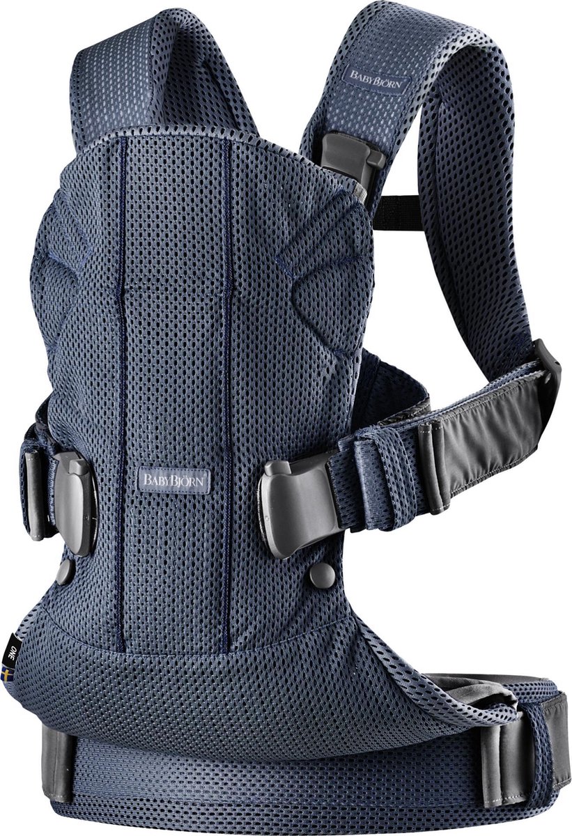 BabyBjorn - Mochila Portabebés BabyBjörn One Air 4P Mesh Azul