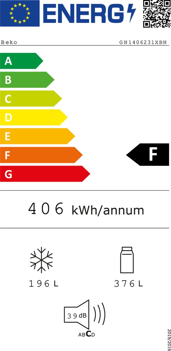 Beko - Frigorífico Americano NeoFrost Dual Cooling - GN1406231XBN Inox - Silver