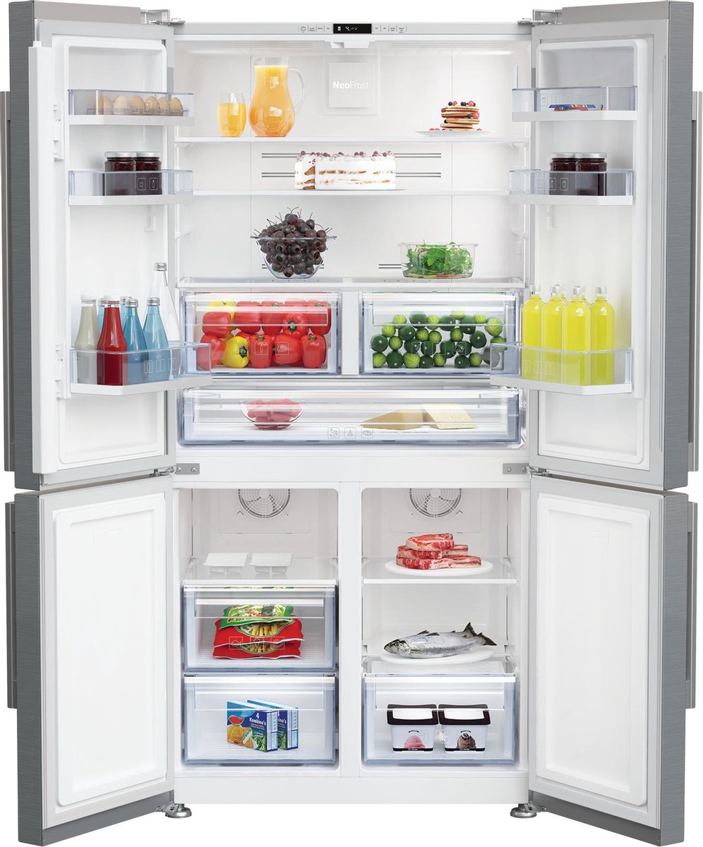 Beko - Frigorífico Americano NeoFrost Dual Cooling - GN1406231XBN Inox - Silver