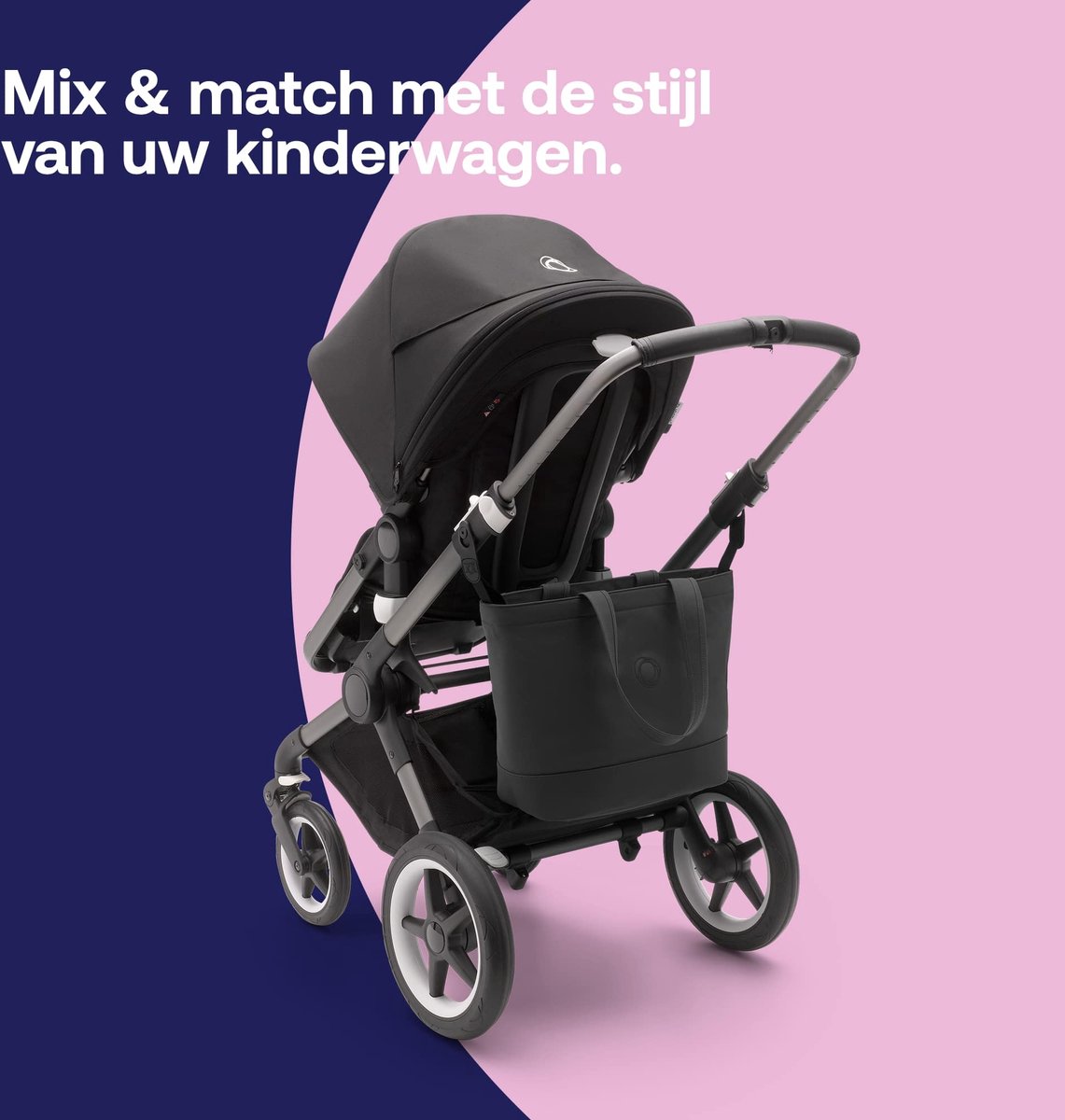 Bugaboo - Bolso Cambiador Para Coche De Paseo Negro Medianoche - Zwart