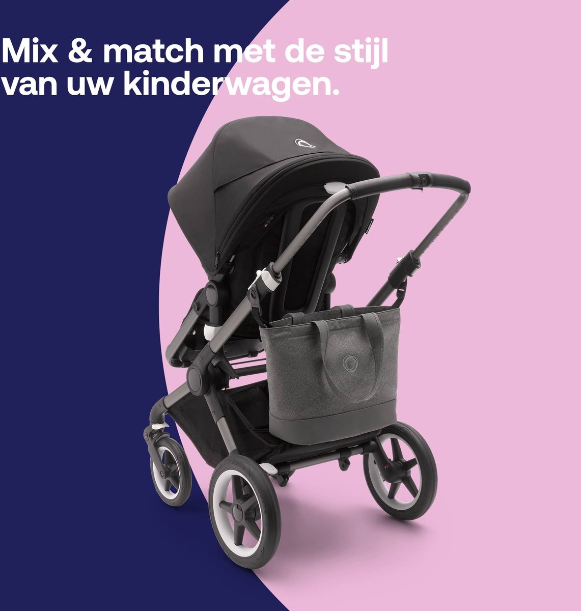 Bugaboo - Bolso Cambiador Para Coche De Paseo Gris Piedra - Grijs