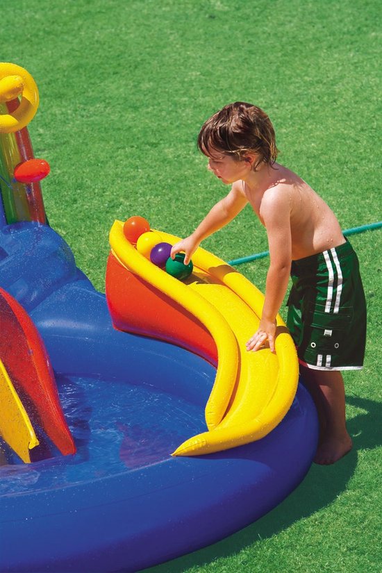 Intex Regenboog Zwembad Speelcentrum 297 - Blauw