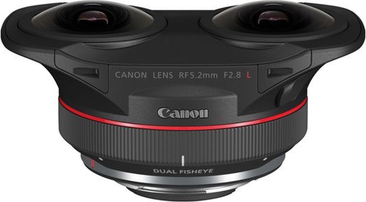 Canon - Objetivo RF 5.2mm F2.8L Dual Fisheye Lens