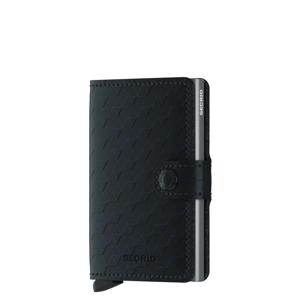 Secrid Mini Wallet Portemonnee Optical Black / - Negro