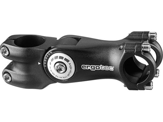 Ergotec Stuurpen Voorbouw Verstelbaar Octopus 2 28,6/105/31,8mm - Zwart