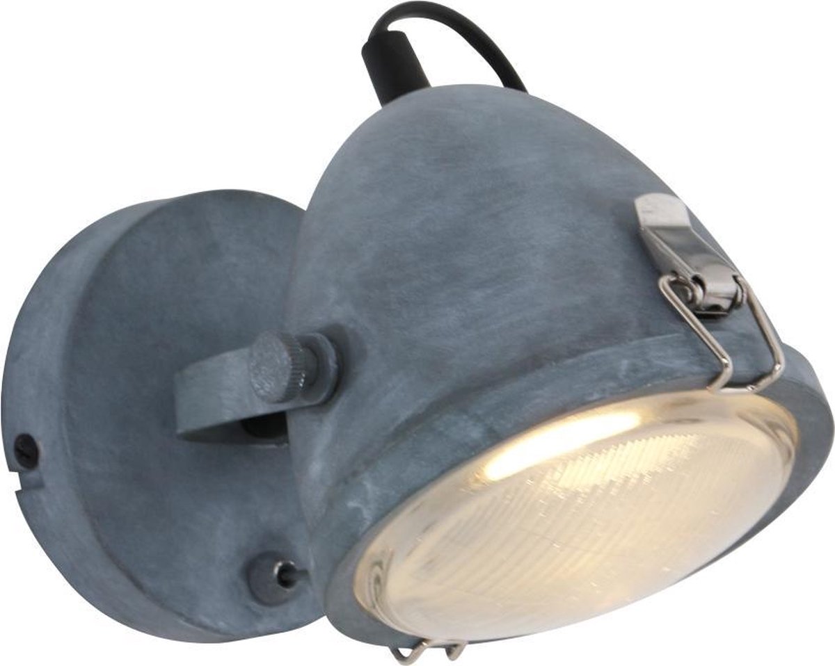 Steinhauer Lightning - Industriele Wandlamp 1-l Spo - Gris