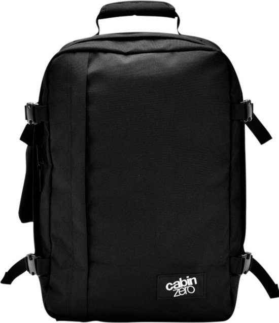 CabinZero Classic 36L Ultra Light Travel Bag Absolute Black - Zwart