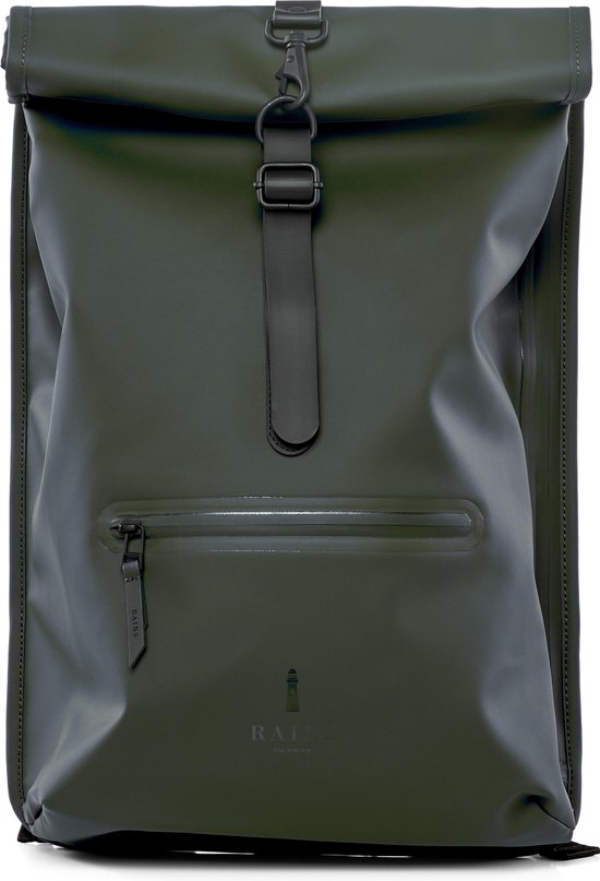 Rains Original Roll Top Rucksack Green