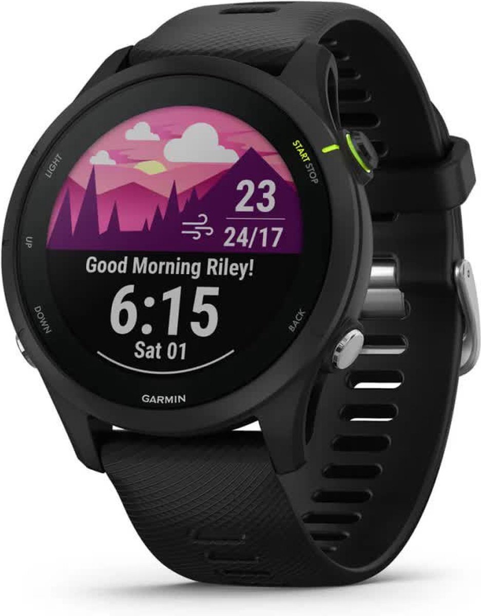 Garmin - Reloj Smartwatch Forerunner 255 Music - Zwart