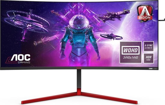 AOC AG353UCG - 35" WQHD Gaming Monitor met Gsync (200 Hz)