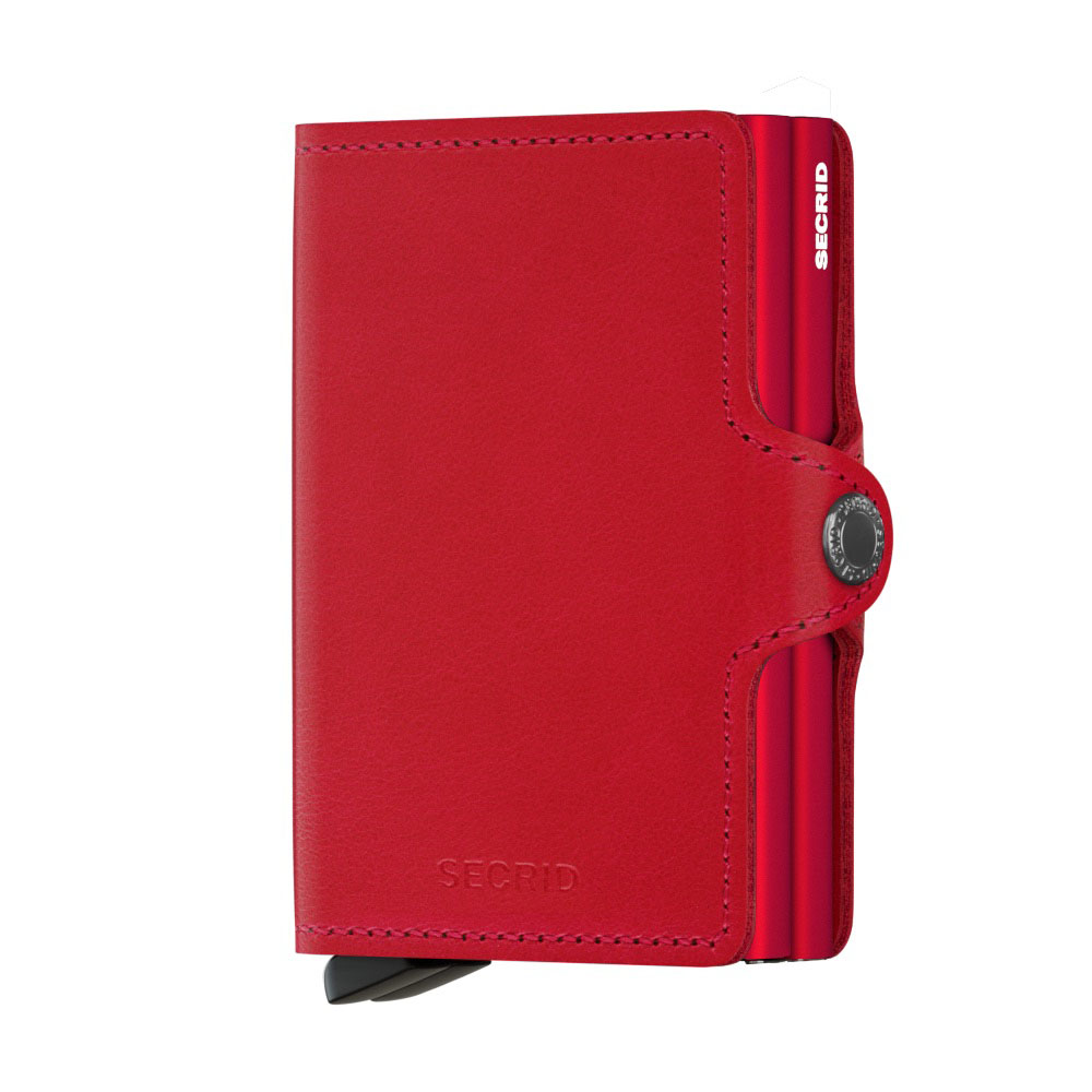 Secrid Twin Wallet Portemonnee Original Red Red - Rojo