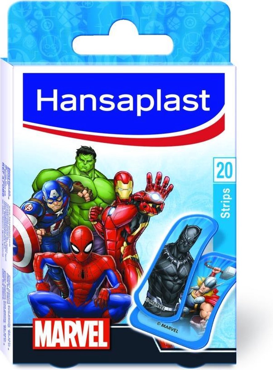 Hansaplast Pleisters Kids Marvel Avengers - Azul