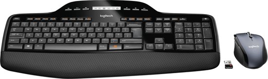 Logitech MK710 Draadloos Toetsenbord en Muis QWERTY - Zwart