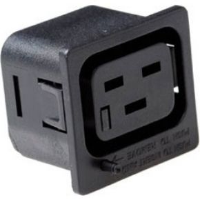 IEC ACT PA036 netstekker adapter - Zwart