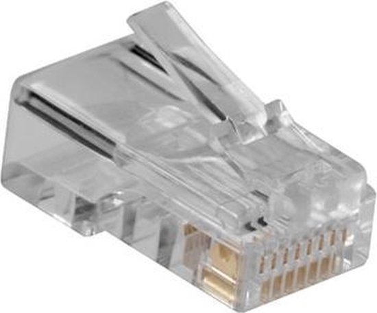 Intronics Modulaire connector voor ronde kabel met litze aders in zakje 25 stuks - [TD108R]