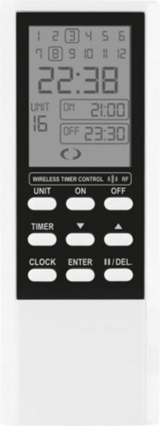 Klik aan Klik uit KlikAanKlikUit 70164 Zwart afstandsbediening - Wit
