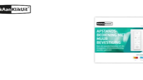 Klik aan Klik uit KlikAanKlikUit 70164 Zwart afstandsbediening - Wit