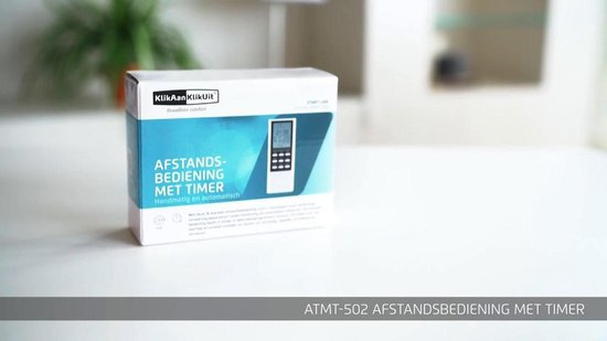 Klik aan Klik uit KlikaanKlikuit ATMT-502 Afstandsbediening met timerfunctie - Wit