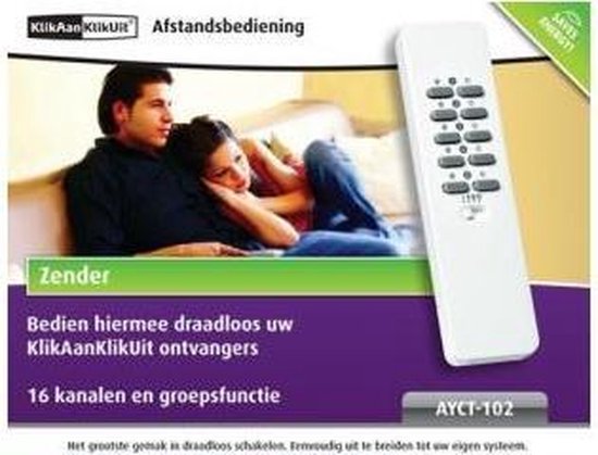 Klik aan Klik uit KlikAanKlikUit Afstandsbediening AYCT-102 - Wit