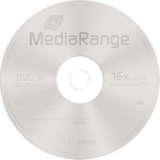 MediaRange MR442 (her)schrijfbare DVD's