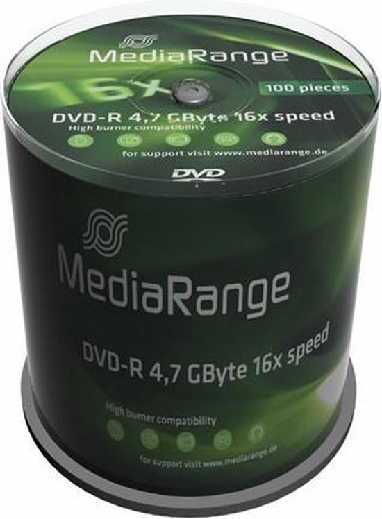 MediaRange MR442 (her)schrijfbare DVD's