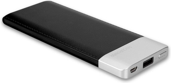 Realpower PB-5500 Fashion powerbank Lithium-Polymeer (LiPo) 5500 mAh - Zwart