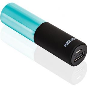 Realpower PB-Lipstick 2500mAh Turkoois powerbank