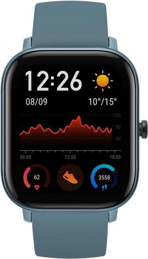 Xiaomi Amazfit GTS smartwatch AMOLED 4,19 cm (1.65 ) Cellulair GPS - Blauw