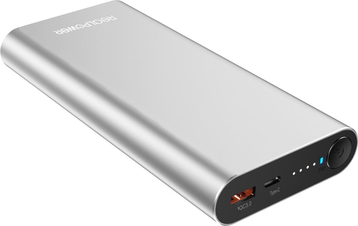 Realpower PB-20000PD Pro powerbank Aluminium 20000 mAh