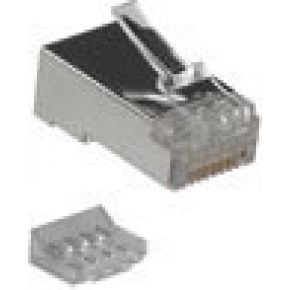 Intronics Shielded RJ-45 connector CAT5E met positioneringsblok