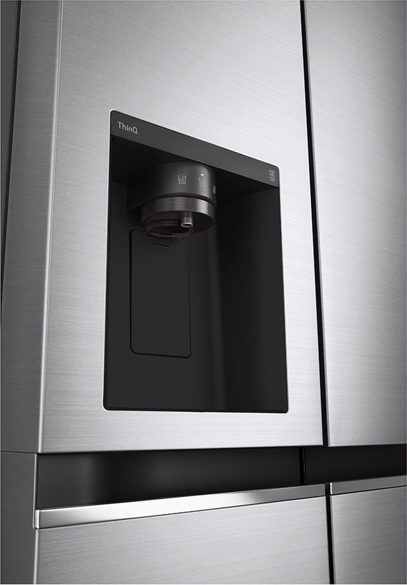 LG - Frigorífico Americano No Frost, Dispensador - GSLV70PZTD Inox - Silver