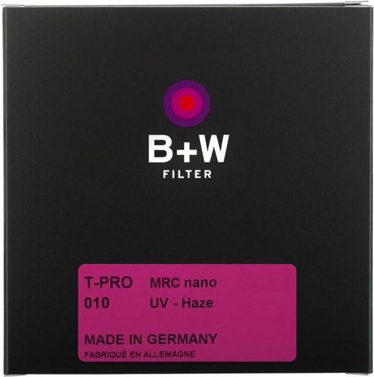 B+W T-Pro 010 UV-Haze MRC nano 30.5mm