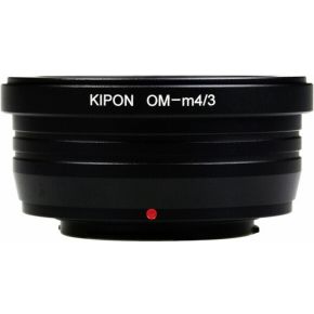Kipon adapter Olympus OM objectief aan MFT camera