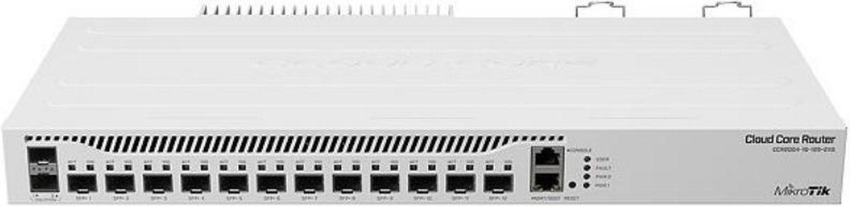MikroTik CCR2004-1G-12S+2XS bedrade router Gigabit Ethernet - Wit