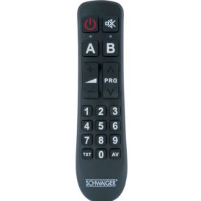 Schwaiger UFB1100 533 afstandsbediening IR Draadloos DVD/Blu-ray, TV, Tv-tuner, TV set-topbox Drukkn