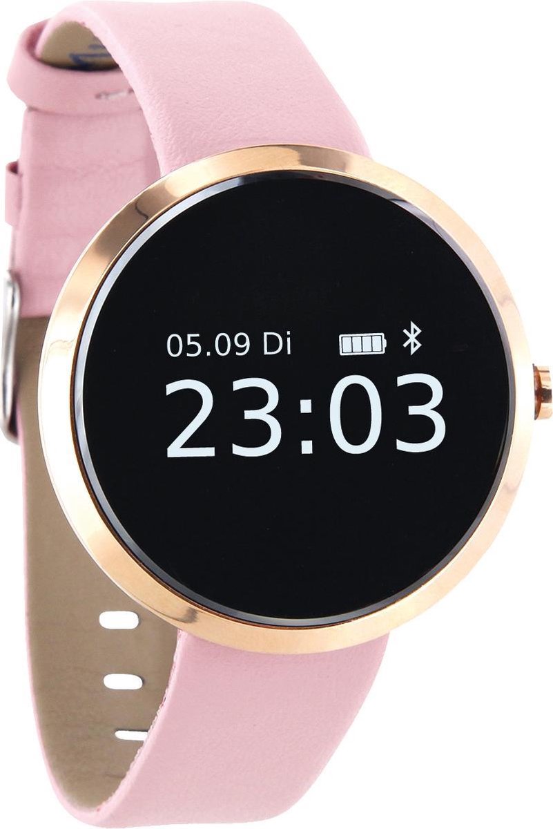 Xlyne SIONA XW FIT 0.95 OLED goud smartwatch - Roze