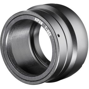 Kipon Adapter Sony E-Mount objectief aan T2 camera