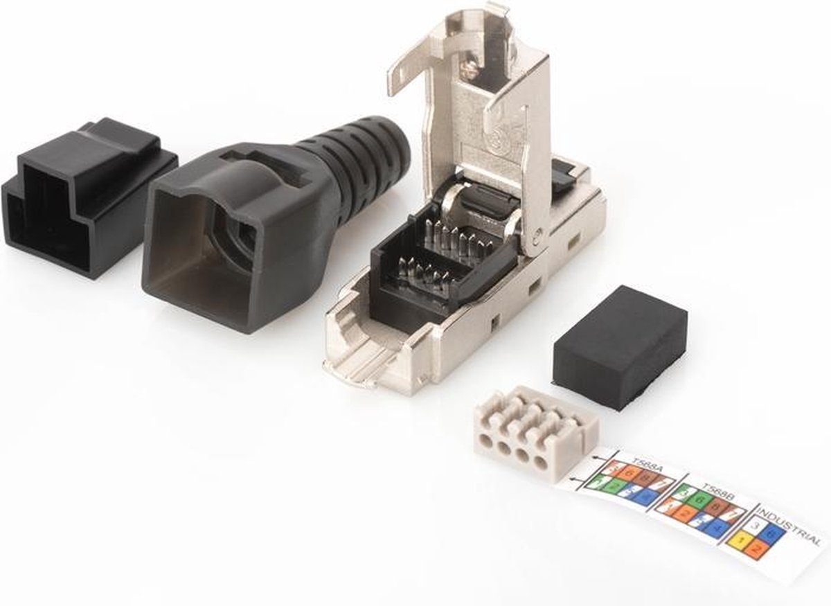 Assmann Digitus DN-93631 RJ-45 Roestvrijstaal kabel-connector
