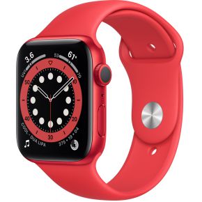 Apple Watch Series 6 40mm RED Aluminium RED Sportband - Rood