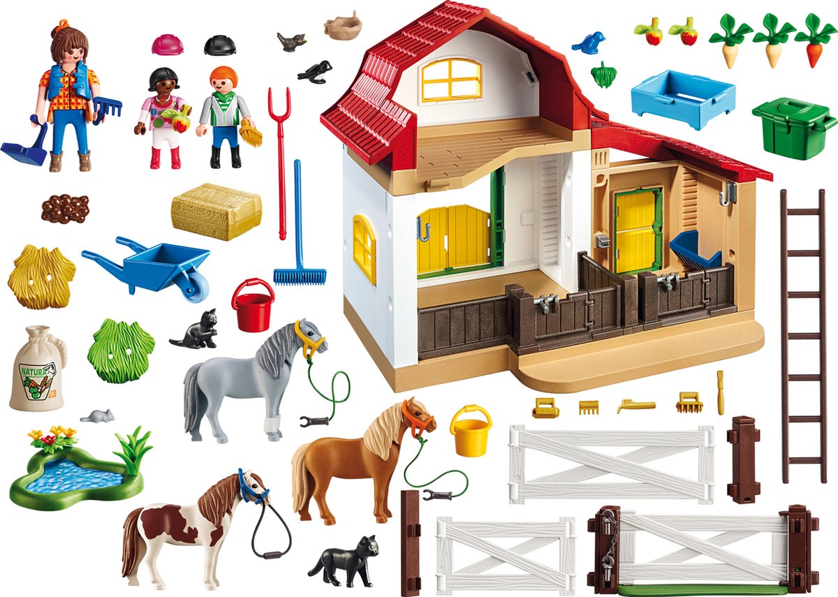 Playmobil - Granja De Ponis Country Country