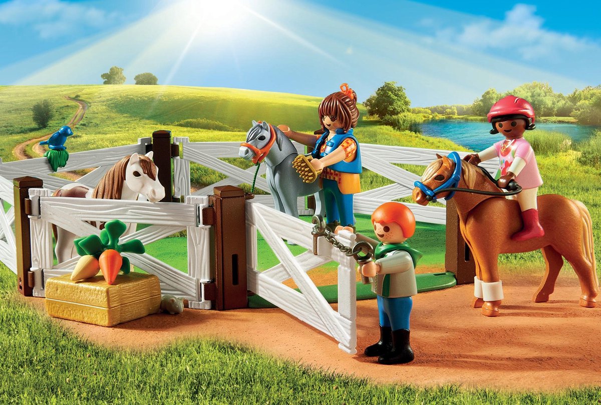 Playmobil - Granja De Ponis Country Country