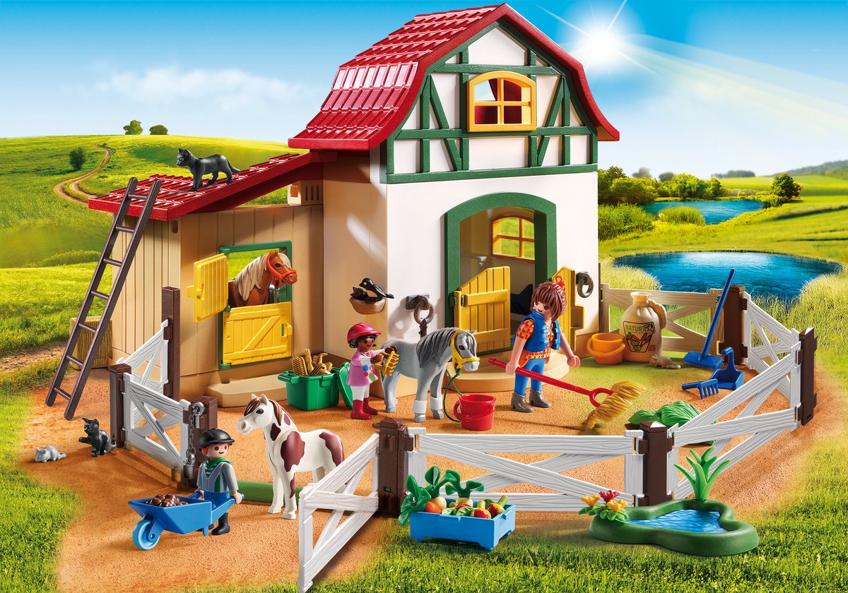 Playmobil - Granja De Ponis Country Country